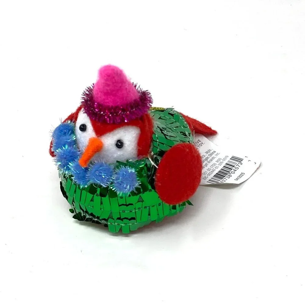 Target Christmas Fabric Festive Featherly Friends™ with Top Hat - Wondershop™